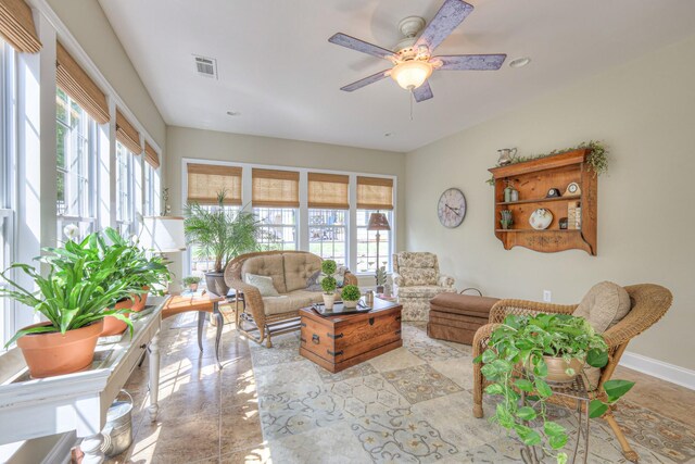 507 Bugler Rd, Mount Juliet, TN 37122 - living room featuring plenty of natural light and ceiling fan