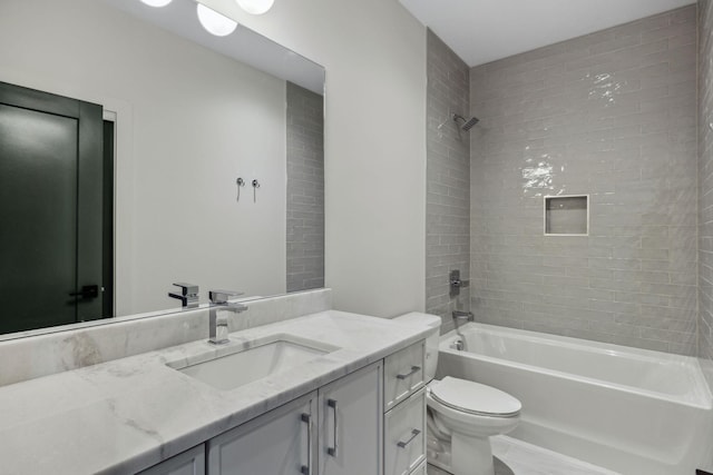 1734B Kellow St, Nashville, TN 37208 - full bathroom featuring vanity and  shower combination