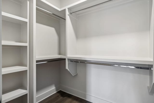 1734B Kellow St, Nashville, TN 37208 - spacious closet featuring dark wood finished floors