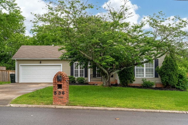 536 Deer Path, Gallatin, TN 37066 - obstructed view of property with driveway and an attached garage