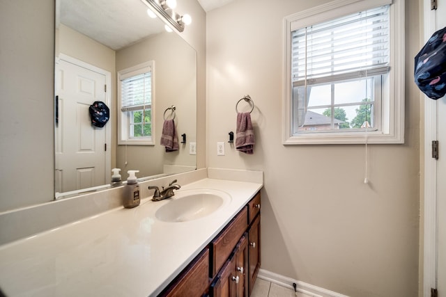 536 Deer Path, Gallatin, TN 37066 - bathroom featuring vanity and tile patterned flooring