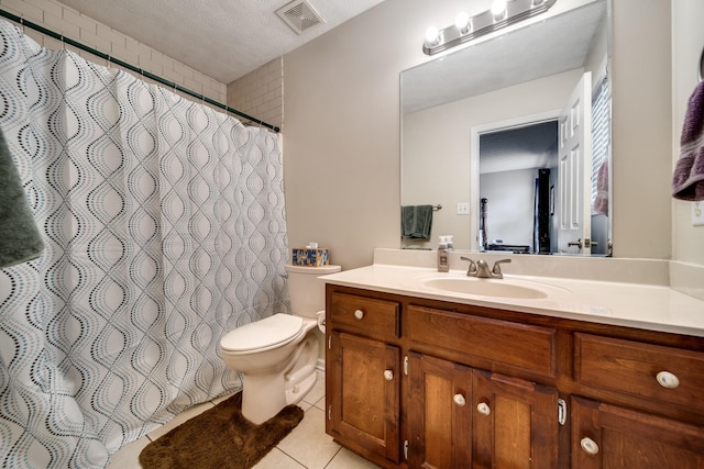 536 Deer Path, Gallatin, TN 37066 - bathroom featuring vanity, tile patterned flooring, and curtained shower