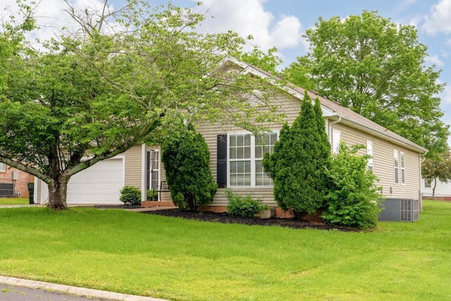 536 Deer Path, Gallatin, TN 37066 - view of front facade with a front lawn and a garage