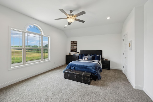 2968 Kirkwood Rd, Clarksville, TN 37043 - bedroom with carpet, recessed lighting, and ceiling fan