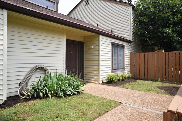 4861 Quail Run, Old Hickory, TN 37138 - view of exterior entry with roof with shingles