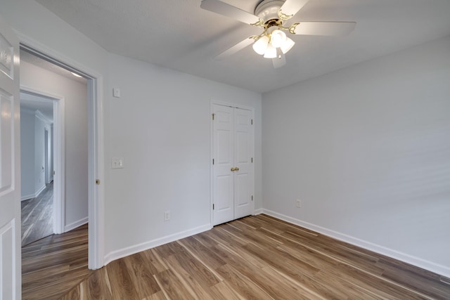 3216 Vestry Ave, Murfreesboro, TN 37129 - unfurnished room with wood finished floors and ceiling fan
