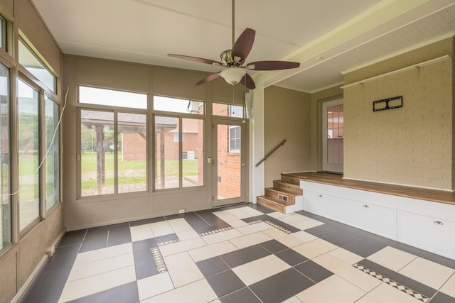 3216 Vestry Ave, Murfreesboro, TN 37129 - unfurnished sunroom featuring tile patterned floors