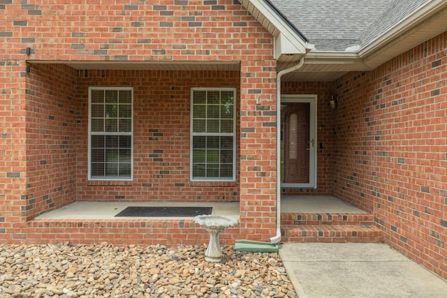 3216 Vestry Ave, Murfreesboro, TN 37129 - property entrance with a shingled roof and brick siding