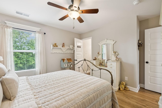 2515 Napa Valley Way, Columbia, TN 38401 - bedroom featuring light wood-style flooring and ceiling fan
