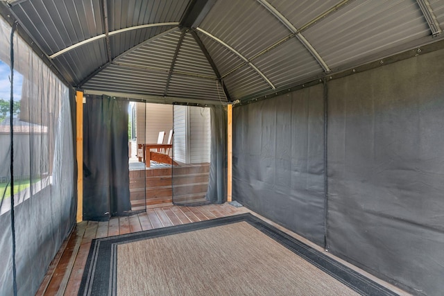 7646 S Swift Rd, Goodlettsville, TN 37072 - unfurnished sunroom featuring vaulted ceiling and plenty of natural light