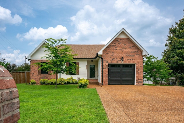 7646 S Swift Rd, Goodlettsville, TN 37072 - view of front of house with an attached garage, brick siding, and driveway