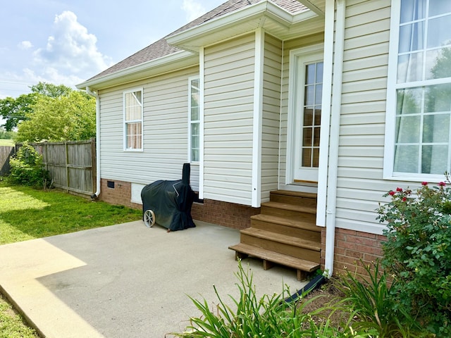 740 N Palmers Chapel Rd, White House, TN 37188 - view of patio / terrace with entry steps and grilling area
