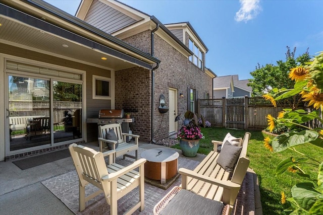 600 Tywater Crossing Blvd, Franklin, TN 37064 - view of patio / terrace featuring grilling area