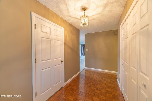 100 Cusick Cir, Lenoir City, TN 37772 - hall with a textured ceiling and a chandelier