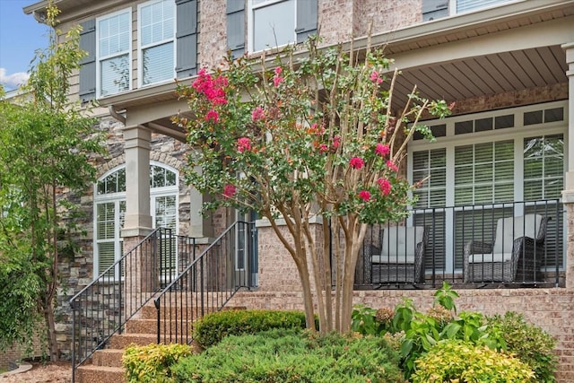 1164 Sydney Ter, Mount Juliet, TN 37122 - doorway to property with brick siding