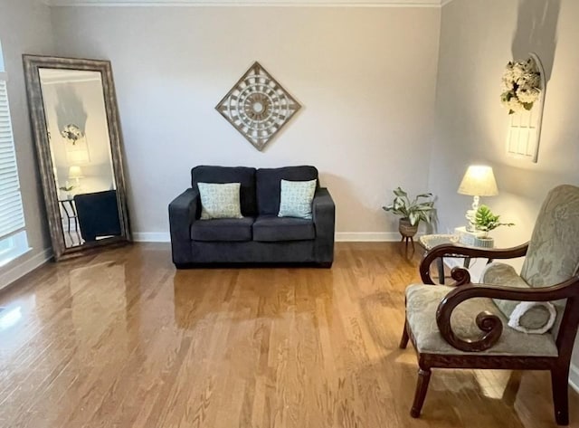 1164 Sydney Ter, Mount Juliet, TN 37122 - living area featuring wood finished floors and crown molding