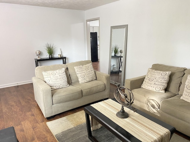 2801 Denham Ave, Columbia, TN 38401 - living room with wood finished floors and baseboards
