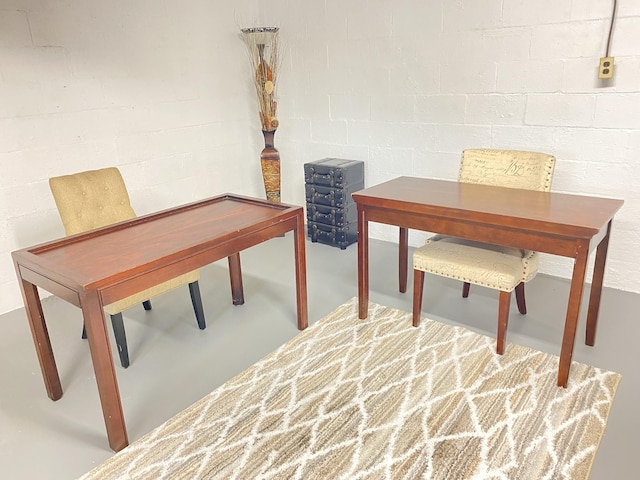 2801 Denham Ave, Columbia, TN 38401 - office area with concrete block wall