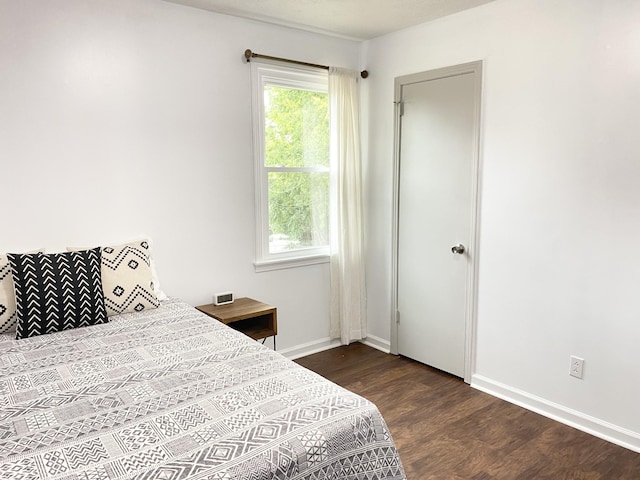 2801 Denham Ave, Columbia, TN 38401 - bedroom with dark wood-style flooring and baseboards
