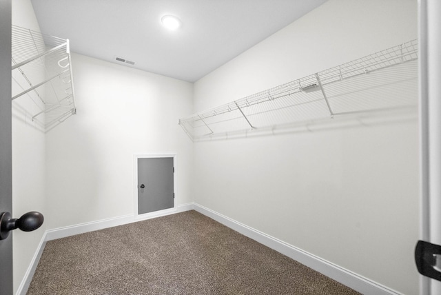1250 Elizabeth Ln, Clarksville, TN 37042 - spacious closet featuring dark colored carpet