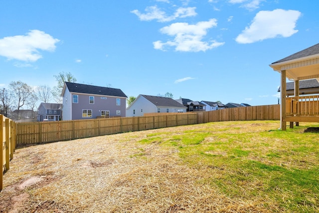 1250 Elizabeth Ln, Clarksville, TN 37042 - fenced backyard with a residential view