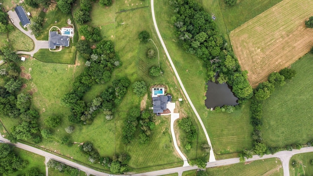 4896 Bethesda Rd, Thompsons Station, TN 37179 - aerial overview of property's location with rural landscape