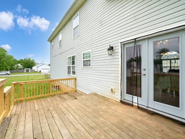 3786 Man O War Blvd, Clarksville, TN 37042 - deck with a lawn