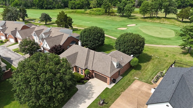 375 Natchez Trace Ct, Murfreesboro, TN 37127 - aerial perspective of suburban area featuring a local golf course