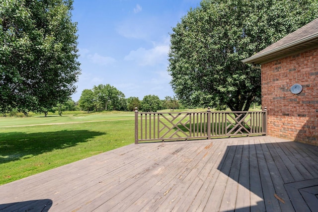 375 Natchez Trace Ct, Murfreesboro, TN 37127 - wooden deck with a lawn