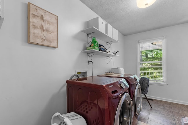 1830 Bradbury Rd, Adams, TN 37010 - laundry room featuring separate washer and dryer and a textured ceiling