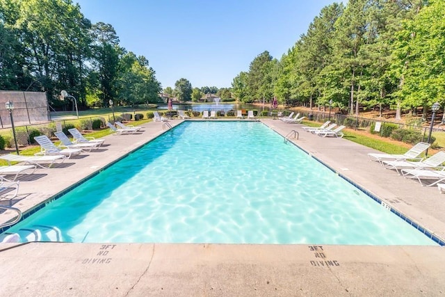 1699 Burnt Oak Dr Unit 195, Dalton, GA 30721 - community pool with a patio area and view of scattered trees