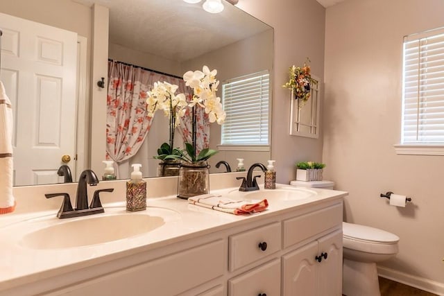 1699 Burnt Oak Dr Unit 195, Dalton, GA 30721 - bathroom with double vanity, plenty of natural light, and a shower with curtain