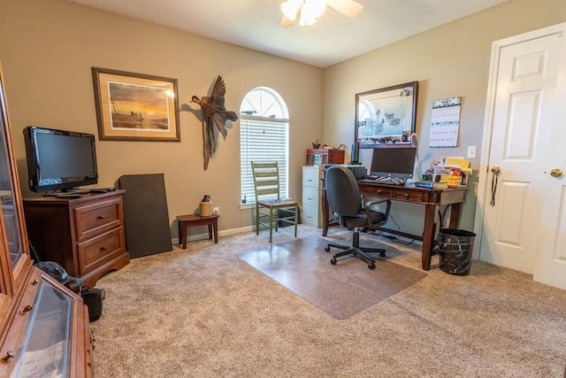 1699 Burnt Oak Dr Unit 195, Dalton, GA 30721 - office space featuring carpet and ceiling fan