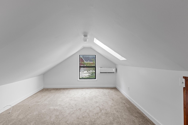 109 Anderson Dr, Chattanooga, TN 37421 - bonus room featuring a wall mounted AC, a skylight, carpet floors, and lofted ceiling