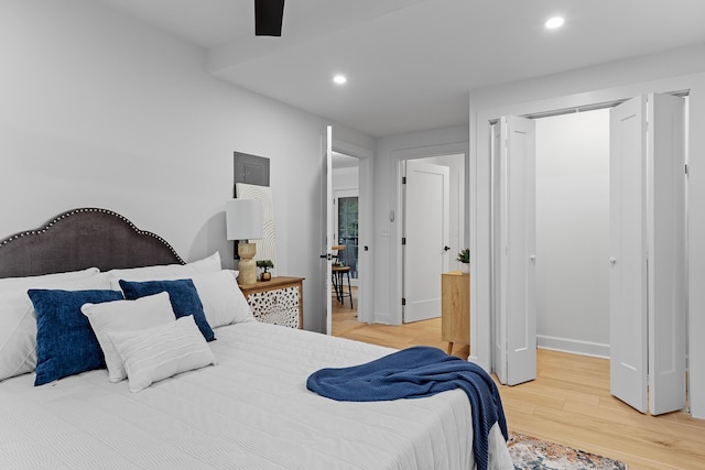 109 Anderson Dr, Chattanooga, TN 37421 - bedroom featuring light wood-style floors and recessed lighting