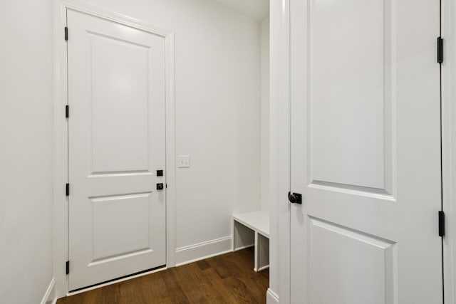 508 Matthew Miller Dr, Smyrna, TN 37167 - mudroom with dark wood-style flooring and baseboards
