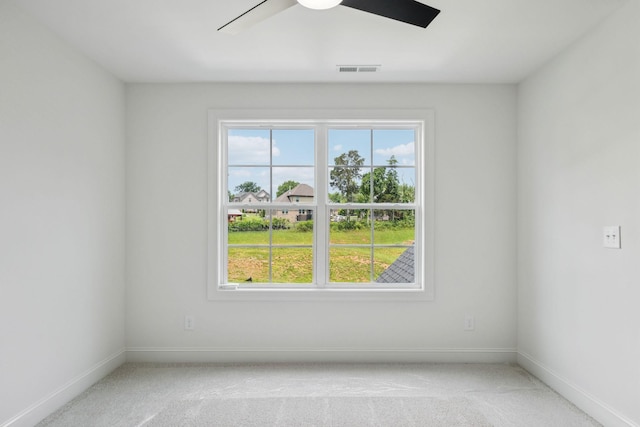 508 Matthew Miller Dr, Smyrna, TN 37167 - empty room featuring plenty of natural light, light colored carpet, and a ceiling fan
