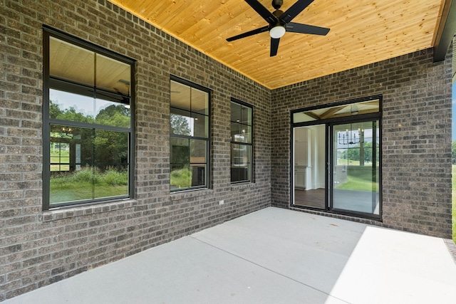 508 Matthew Miller Dr, Smyrna, TN 37167 - view of patio featuring a ceiling fan