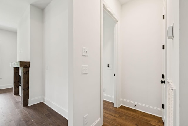 508 Matthew Miller Dr, Smyrna, TN 37167 - hall with dark wood-style flooring and baseboards