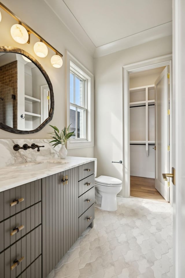 8876 Edgecomb Dr, College Grove, TN 37046 - bathroom featuring vanity and toilet