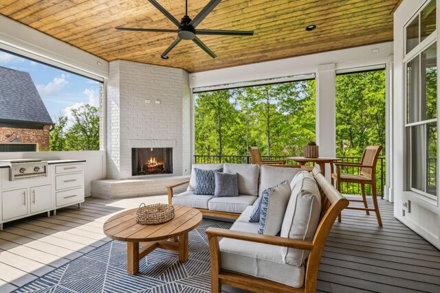 8876 Edgecomb Dr, College Grove, TN 37046 - view of sunroom / solarium
