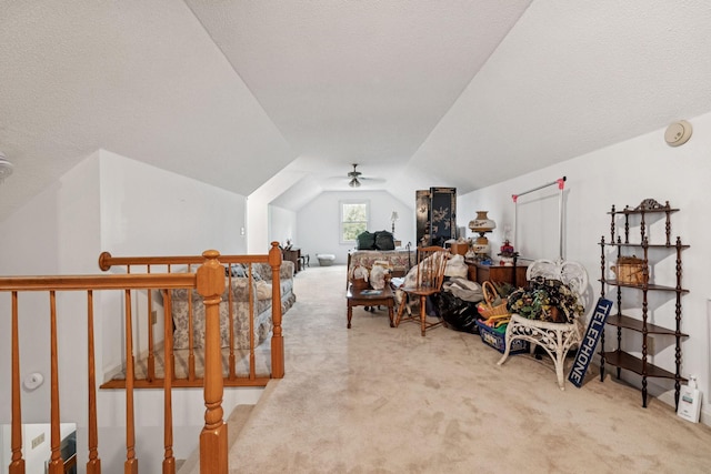 8663 Dog Branch Rd, Mount Pleasant, TN 38474 - bonus room with carpet floors, lofted ceiling, and a ceiling fan