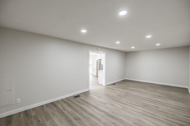 3046 Patton Branch Rd, Goodlettsville, TN 37072 - spare room featuring recessed lighting and light wood-style floors