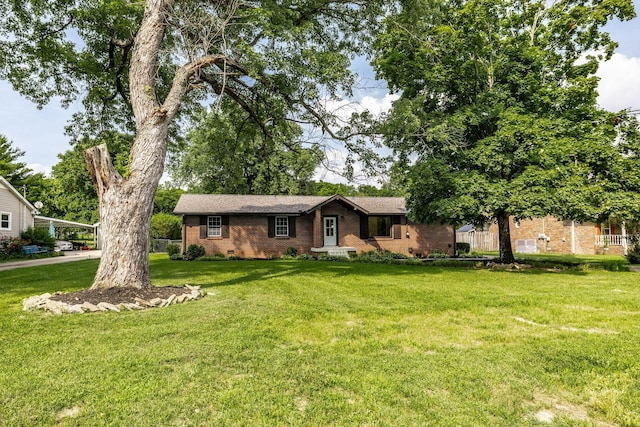3046 Patton Branch Rd, Goodlettsville, TN 37072 - ranch-style home with brick siding and a front yard