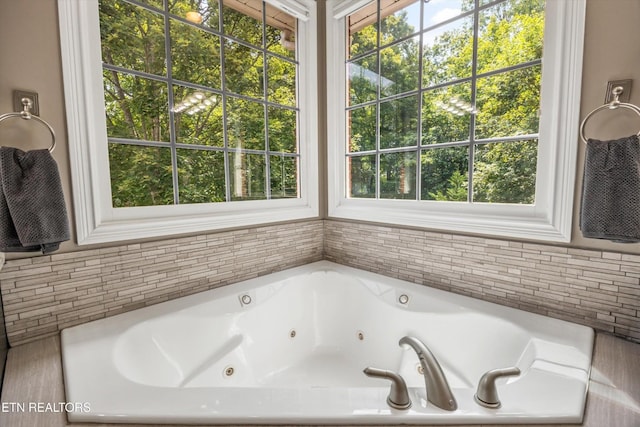 108 Center Park Ln, Oak Ridge, TN 37830 - bathroom with plenty of natural light and a whirlpool tub