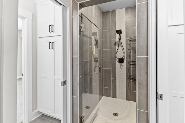 1227 N Avondale Cir, Nashville, TN 37207 - full bathroom with a stall shower and tile patterned floors