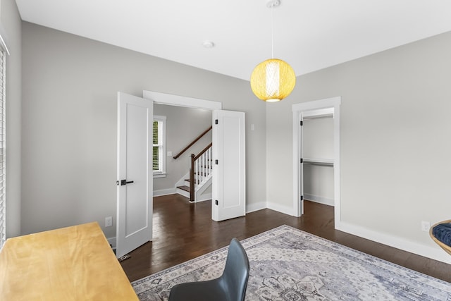 1227 N Avondale Cir, Nashville, TN 37207 - bedroom featuring wood finished floors and a closet