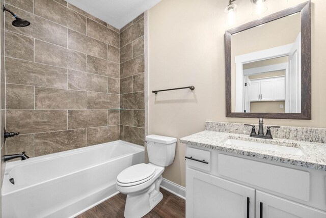 104 Hummingbird Way, Clarksville, TN 37043 - full bath with vanity, wood finished floors, and shower / washtub combination