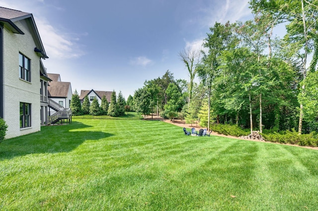 1542 Amesbury Ln, Franklin, TN 37069 - view of grassy yard featuring stairs