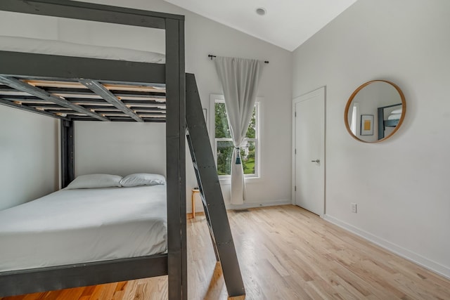 203 N 9th St Unit A/B, Nashville, TN 37206 - bedroom featuring lofted ceiling and wood finished floors
